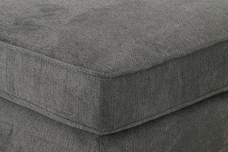 Close-up of a textured gray fabric surface